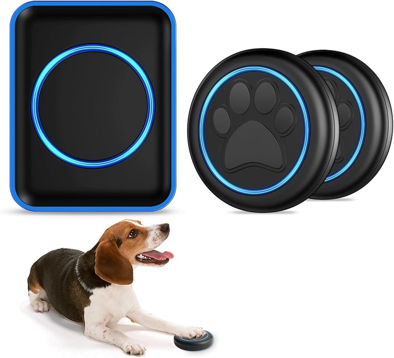 Full House Dog Doorbell for Potty Training, Wireless Pet Doggie Door Bell Training to Go Outside, Waterproof Touch Button, Over 1000 feet Range - Image 1